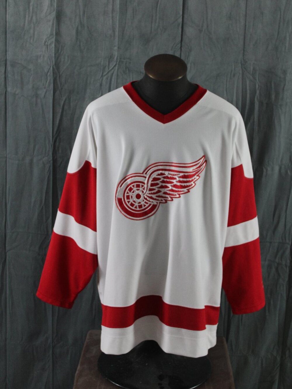 Detroit Red Wings Jersey (VTG) - 1990s Home Jersey - Men's 2XL